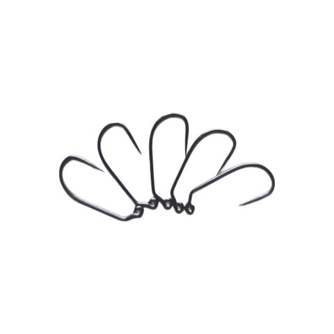 Størrelse 6 kroge uden modhager