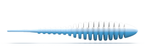 Troutbite Lucky Leech 55mm Blå/Hvid