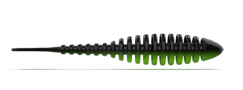 Troutbite Lucky Leech 55mm Sort/Grøn