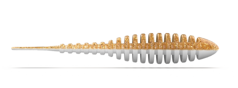 Troutbite Lucky Leech 55mm Hvid/Kobber