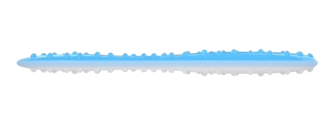 Troutbite Lumpy Leech 70mm Babyblå/Hvid 