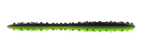Troutbite Lumpy Leech 70mm Sort/Chareuse 
