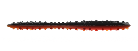 Troutbite Lumpy Leech 70mm Sort/Orange 