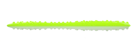Troutbite Lumpy Leech 70mm Hvid/Chartreuse 