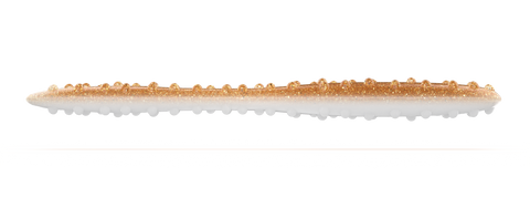 Troutbite Lumpy Leech 70mm Kobber/Hvid 