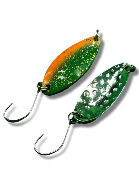 Bruma 4,5 gramm Grün,Orange Glitzer/Silber UV