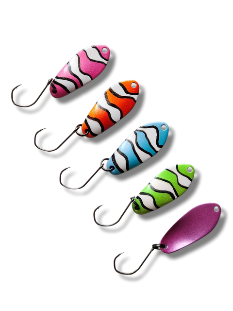 Troutbaits Trout Rocker Spoon Clown 2,5g sæt
