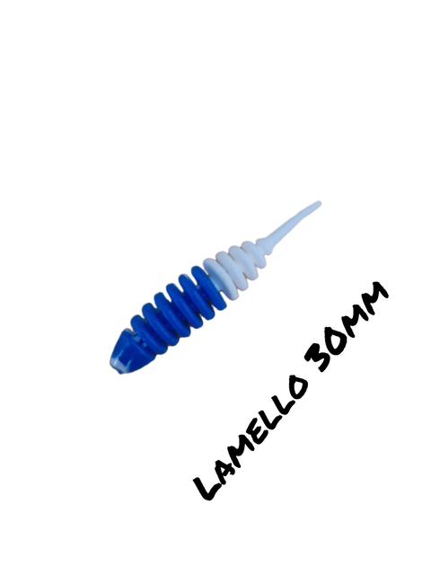 Trout Rocker Lamello 30mm Blå/Hvid