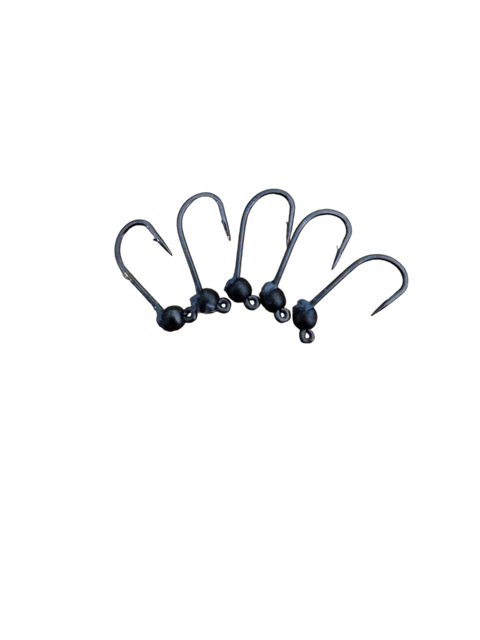 Størrelse 10 med modhager og wolframperle, 3 mm, Hends Hooks