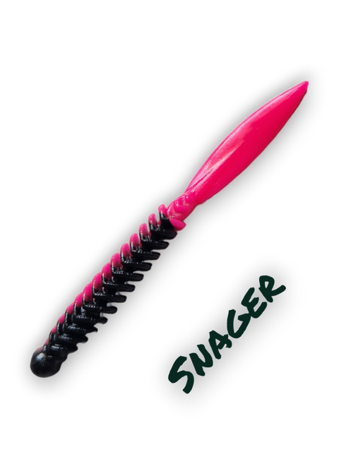 Trout Rocker Snager 65mm sort/lyserød