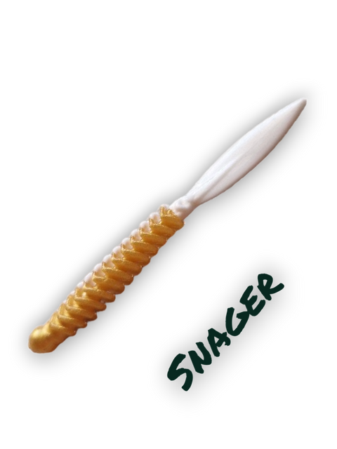 Trout Rocker Snager 65mm Guld/Hvid