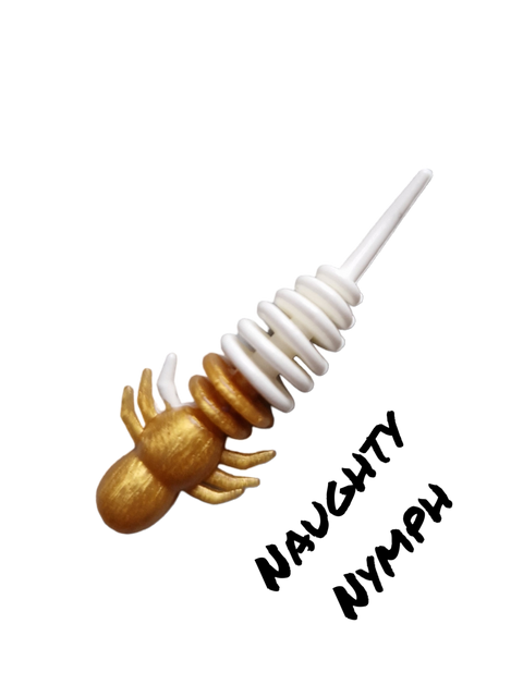 Fræk Nymfe Guld/Hvid