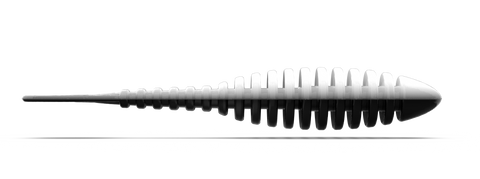 Troutbite Lucky Leech 55mm Sort/Hvid