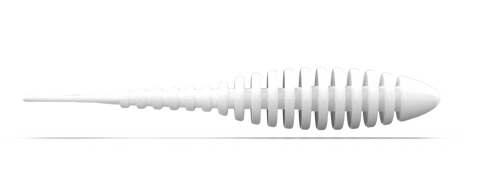 Troutbite Lucky Leech 65mm Hvid