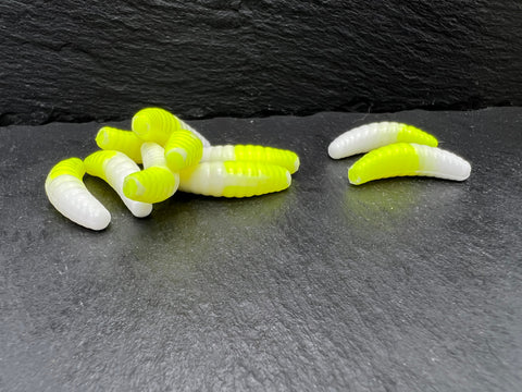 Lille banan 25mm gul/hvid 