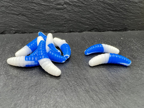 Lille banan 25mm blå/hvid 