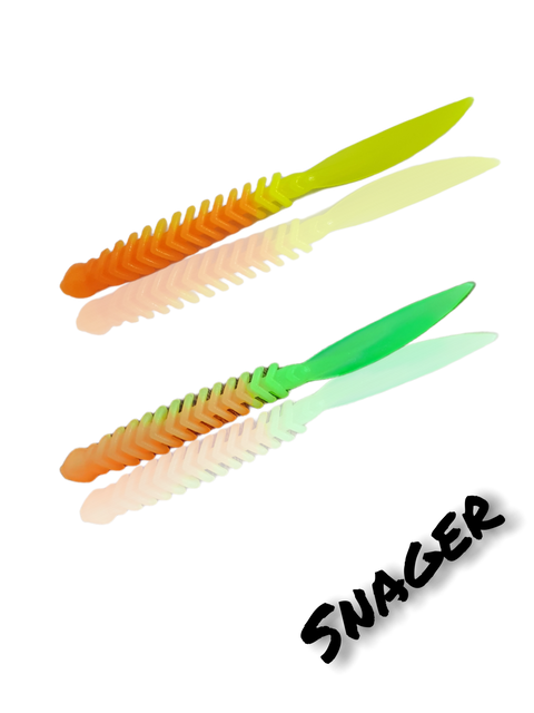 Trout Rocker Snager 65mm Orange Fluo/Gul Fluo