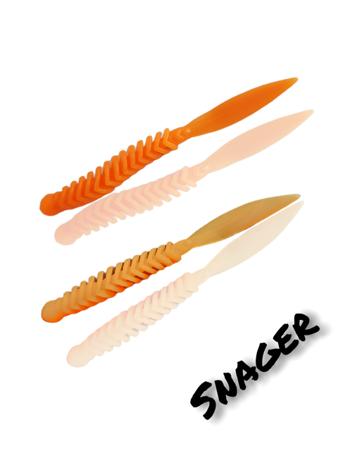 Trout Rocker Snager 65mm Orange Fluorescerende