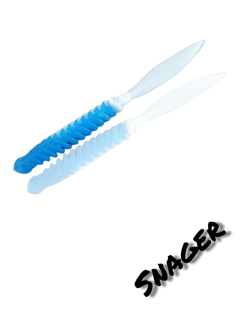 Trout Rocker Snager 65mm Blå/Hvid