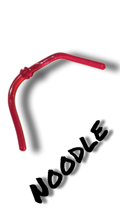 Trout Rocker Noodle 90mm Motorolie Rød