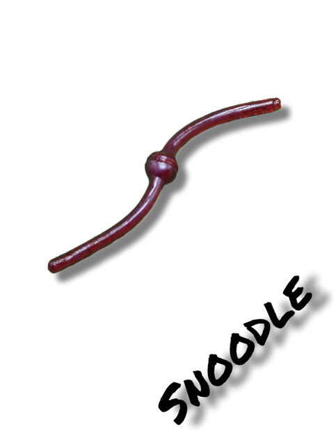 Snoodle 50mm gennemsigtig rød