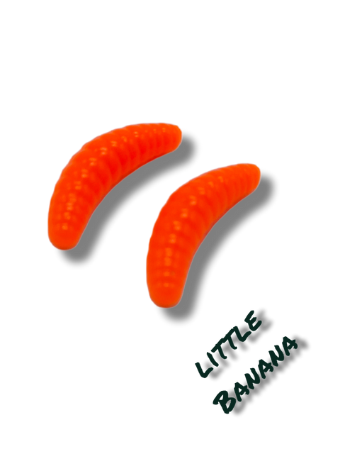 lille banan 25mm orange fluorescerende