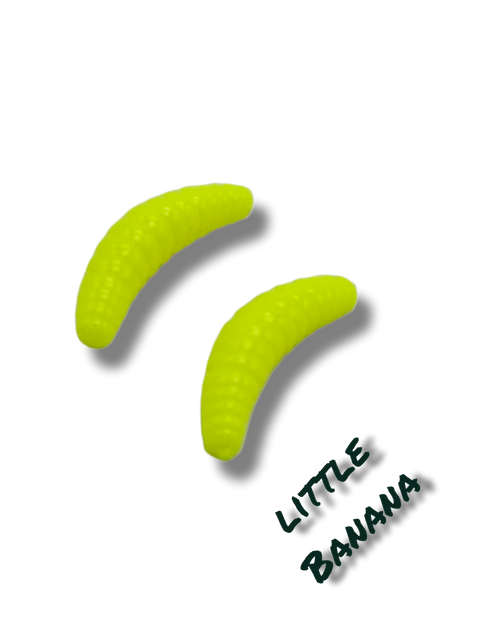 lille banan 25mm gul fluorescerende