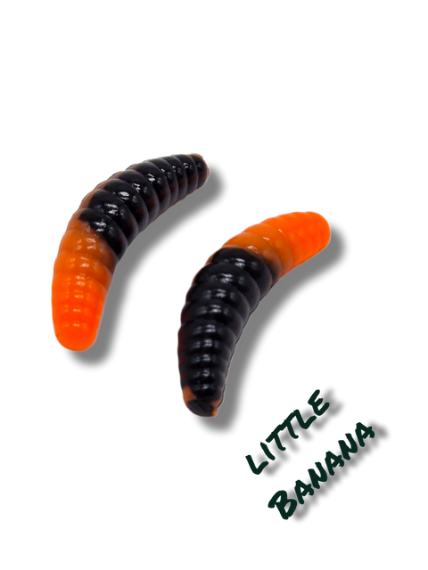 Little Banana 25mm Sort/Orange Fluorescerende