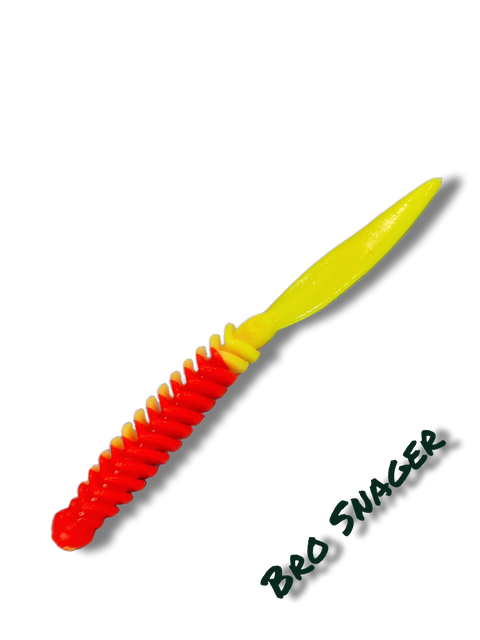 Trout Rocker Bro Snager 75mm Rød/Gul