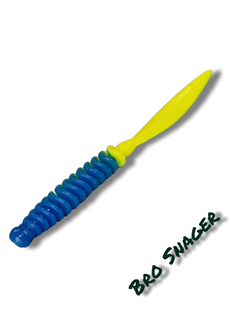 Trout Rocker Bro Snager 75mm Blå/Gul