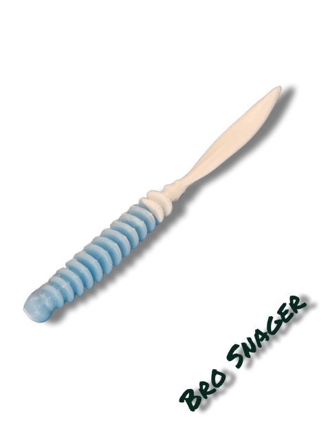 Trout Rocker Bro Snager 75mm Babyblå/Hvid