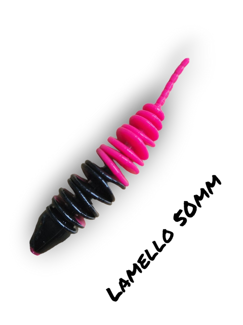 Trout Rocker Lamello 50mm Mix Sort/Pink