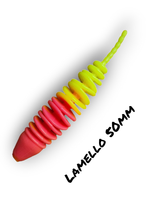 Trout Rocker Lamello 50mm Mix BubbleGum/Gul