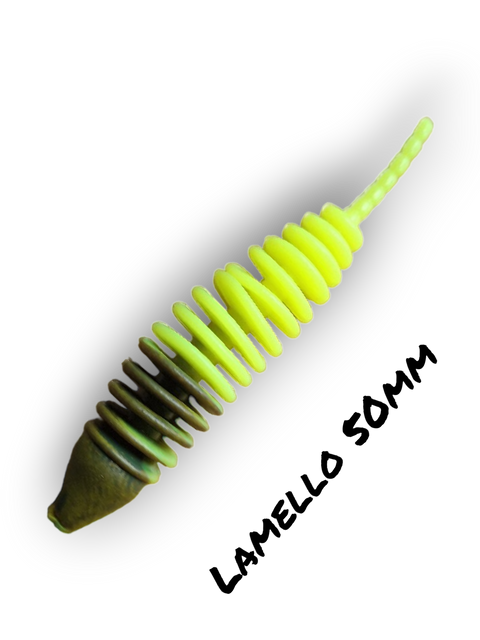 Trout Rocker Lamello 50mm Mix Motorolie/Gul