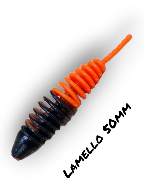 Trout Rocker Lamello 50mm Mix Sort/Orange