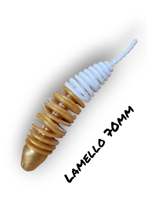 Trout Rocker Lamello 70mm Mix Guld/Hvid