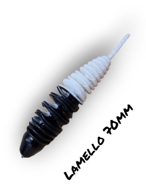 Trout Rocker Lamello 70mm Mix Sort/Hvid