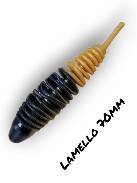 Trout Rocker Lamello 70mm Mix Sort/Guld