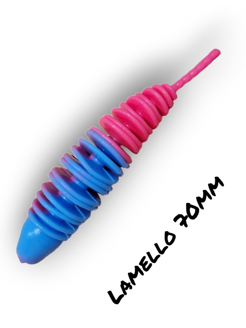 Trout Rocker Lamello 70mm Mix Babyblå/BubbleGum