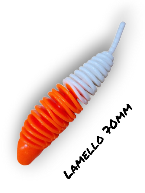 Trout Rocker Lamello 70mm Mix Orange/Hvid