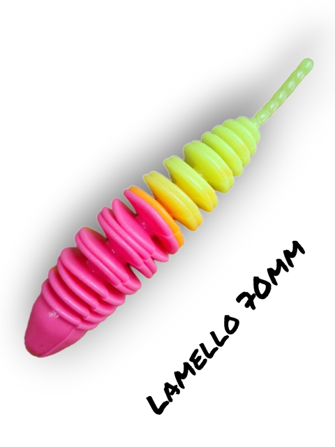 Trout Rocker Lamello 70mm Mix Bubblegum/Gul