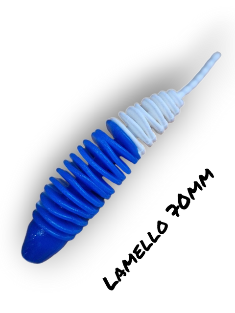 Trout Rocker Lamello 70mm Mix Blå/Hvid