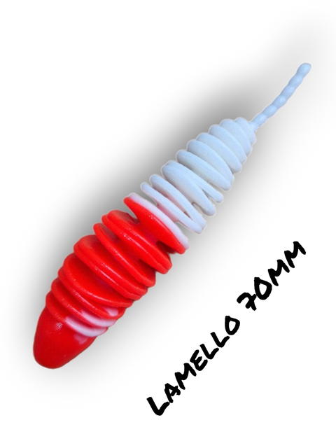 Trout Rocker Lamello 70mm Mix Rød/Hvid