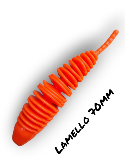 Trout Rocker Lamello 70mm Orange Fluorescerende