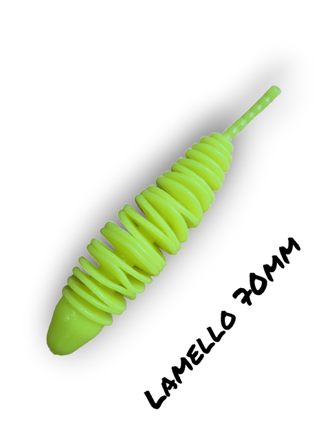 Trout Rocker Lamello 70mm Gul Fluorescerende